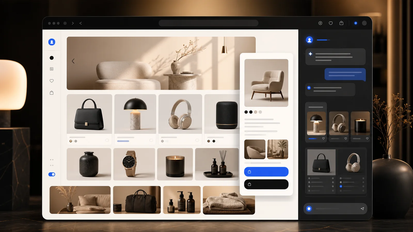 AI-powered e-commerce shopping experience